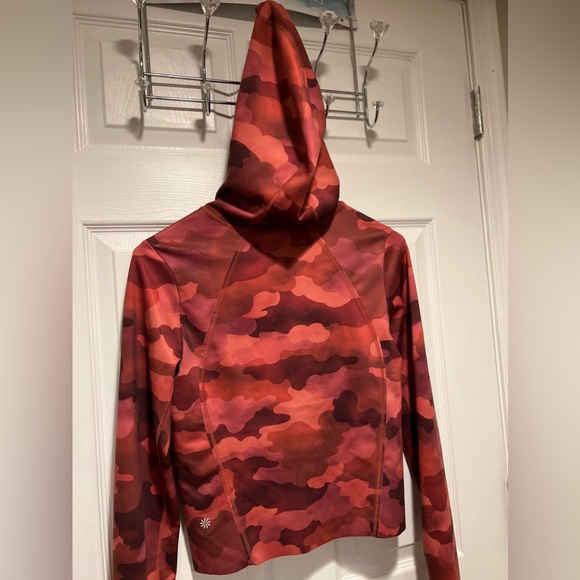 CAMO PRINT ATHLETA PINNACLE HOODIE SWEATER XS MANTRA PRINT WARM 🍂🍁 - Picture 6 of 8